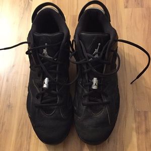 Worn Retro Jordan 6 D football cleats sz 13.5